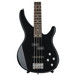 Yamaha TRBX204 4-String Electric Bass Guitar, Galaxy Black - Front Body