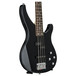 Yamaha TRBX204 4-String Electric Bass Guitar, Galaxy Black - Angled Front Body