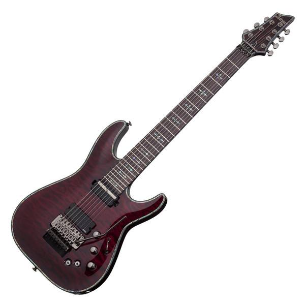 Schecter Hellraiser C-7 FR S Electric Guitar, Black Cherry