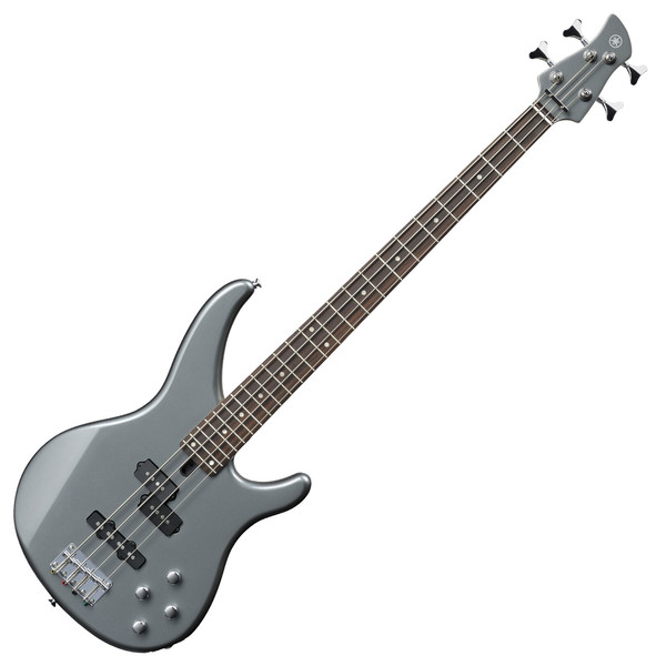 DISC Yamaha TRBX204 Bajo eléctrico de 4 cuerdas, gris metálico
