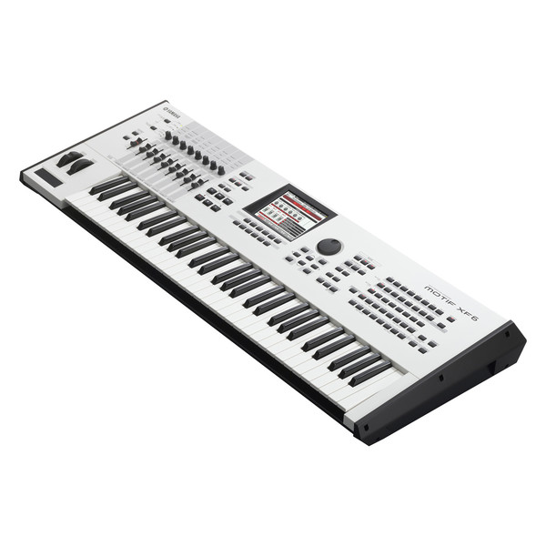 Yamaha MOTIF XF6 Keyboard Workstation, Limited Edition White - Ex