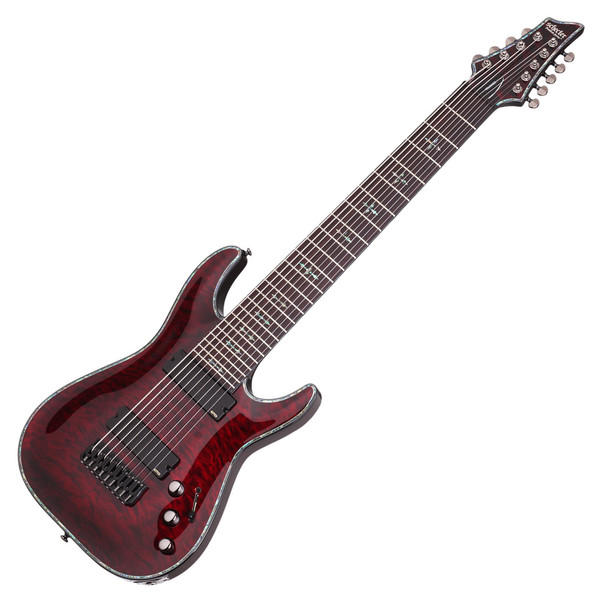 Schecter Hellraiser C-9 Electric Guitar, Black Cherry