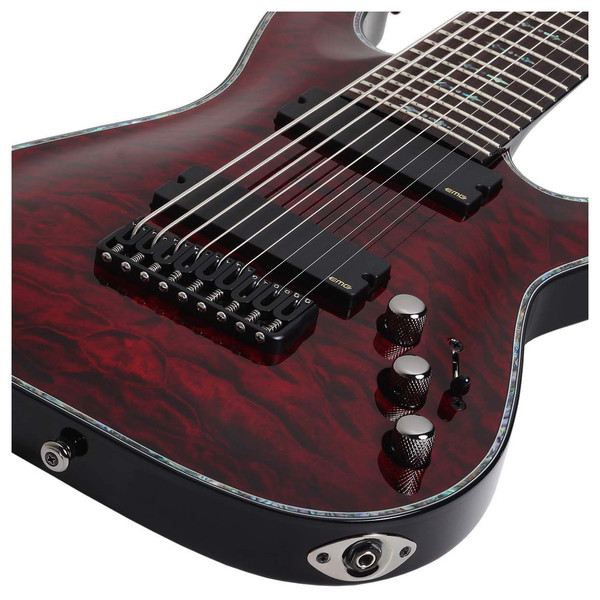 Schecter　HELLRAISER C-9 BCH Schecter Hellraiser C-9 Elektrische Gitaar, Zwart Kersenrood