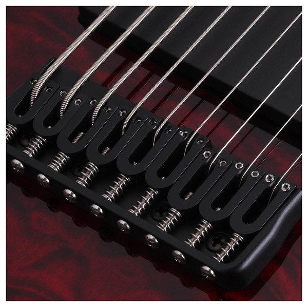 Schecter Hellraiser C-9 Elektrische Gitaar, Zwart Kersenrood