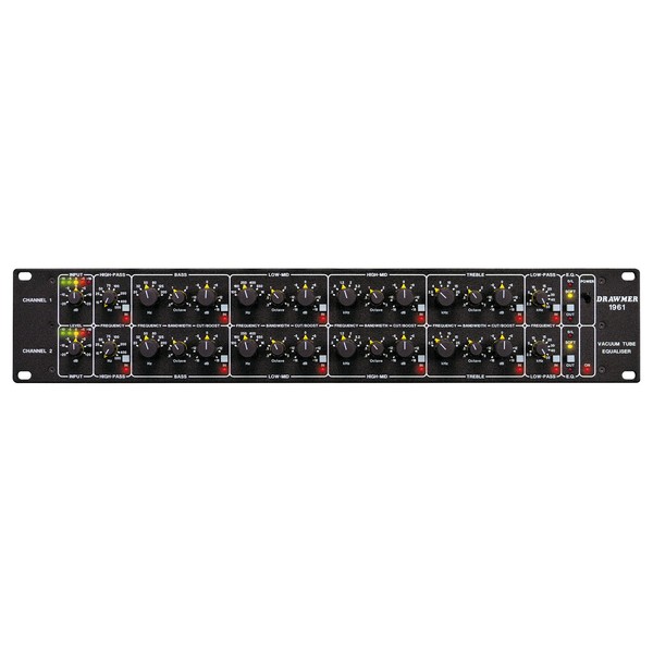 Drawmer 1961 Dual Vacuum Tube Equaliser Front