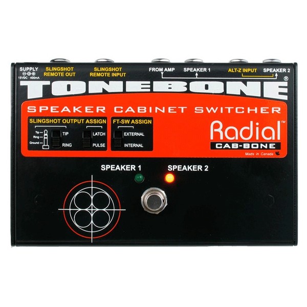Radial Tonebone Cabbone Speaker Cabinet Switcher Front