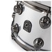 Natal Aluminium 13x8 Snare Drum w/ Brushed Nickel HW angle