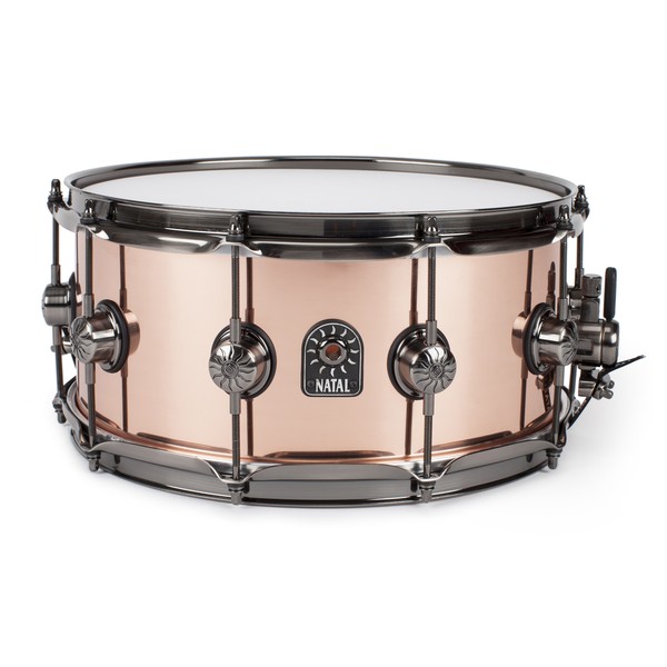 Natal 100% Copper 14x6.5 Snare Drum w/ Brushed Nickel HW