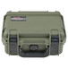 SKB iSeries 0907-4 Waterproof Case (With Layered Foam), Olive Drap - Front Flat