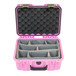 SKB iSeries 1309-6 Waterproof Case (With Dividers), Pink - Front Open