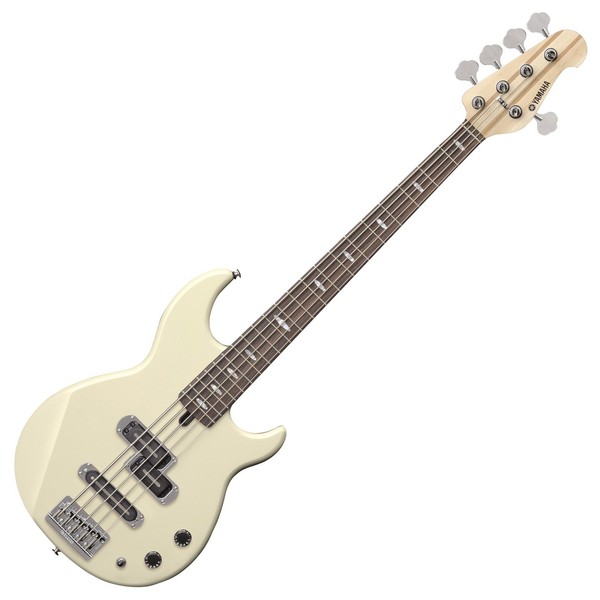 DISCYamaha BB1025 5-String Bass Guitar, Vintage White