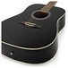 Dreadnought Acoustic Guitar by Gear4music, Black