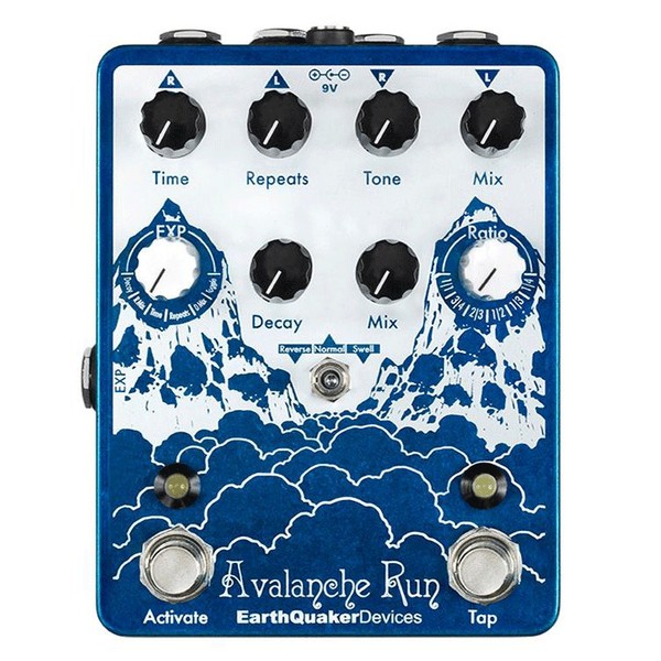EarthQuaker Devices Avalanche Run Delay and Reverb Top
