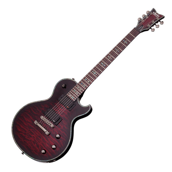 Schecter Hellraiser Solo-II Electric Guitar, Black Cherry Burst