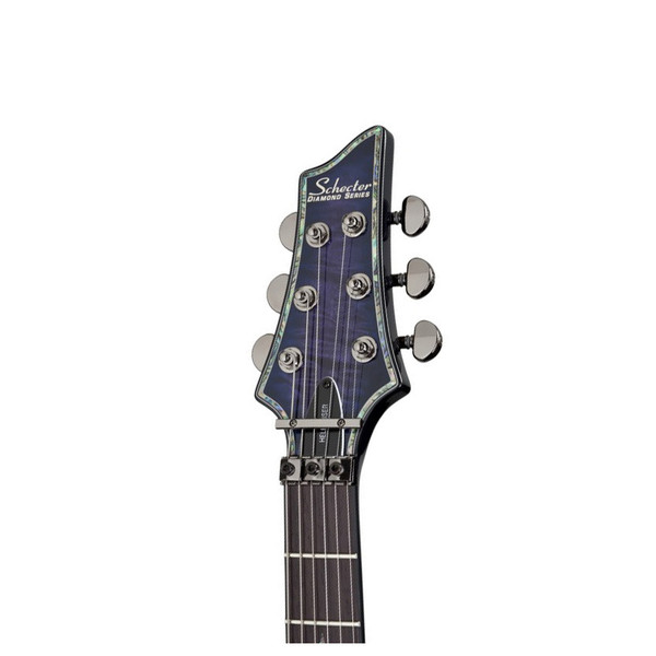 SCHECTER Hellraiser リバースヘッド DISC Schecter Hellraiser C-1 FR Electric Guitar, Trans Purple