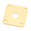 Allparts Jackplate for Singlecut Guitars, Cream