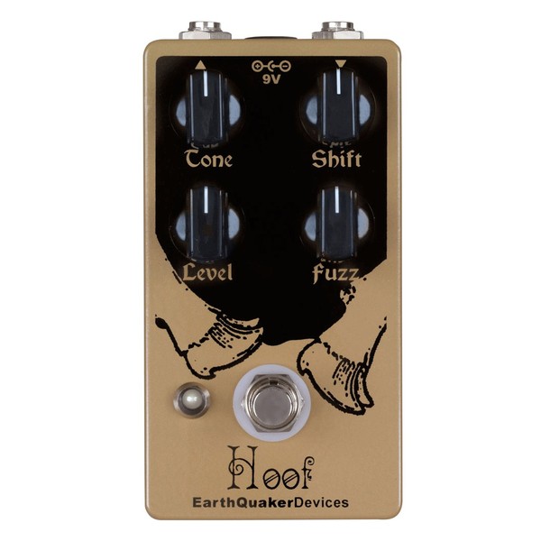 EarthQuaker Devices Hoof Fuzz Top Panel