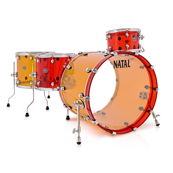 Natal Arcadia 4 Piece Acrylic Shell Pack, Jelly Bean 1