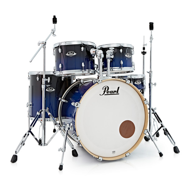 Pearl Export Lacquer 22" Rock Shell Pack, Sea Blue Fade