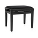 Adjustable Piano Stool by Gear4music, Matte Black