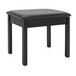 Piano Stool with Storage by Gear4music, Black