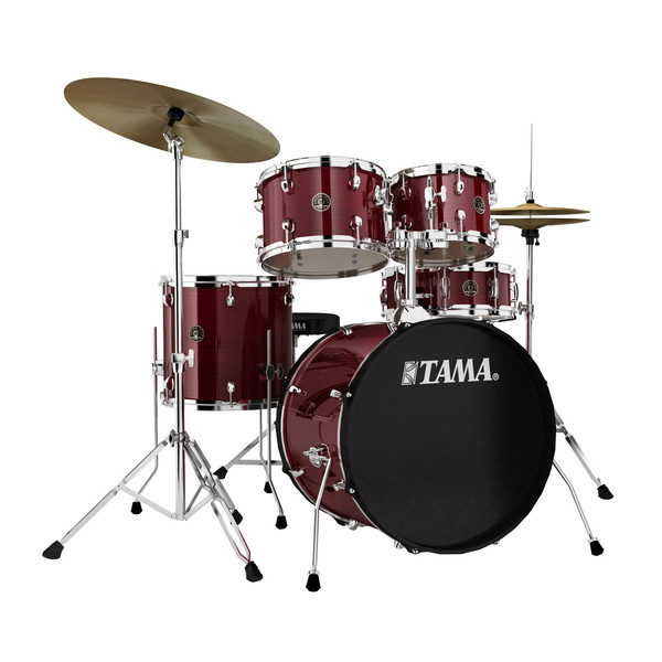 Tama Rhythm Mate 20" 5pc Drum Kit, Red Stream