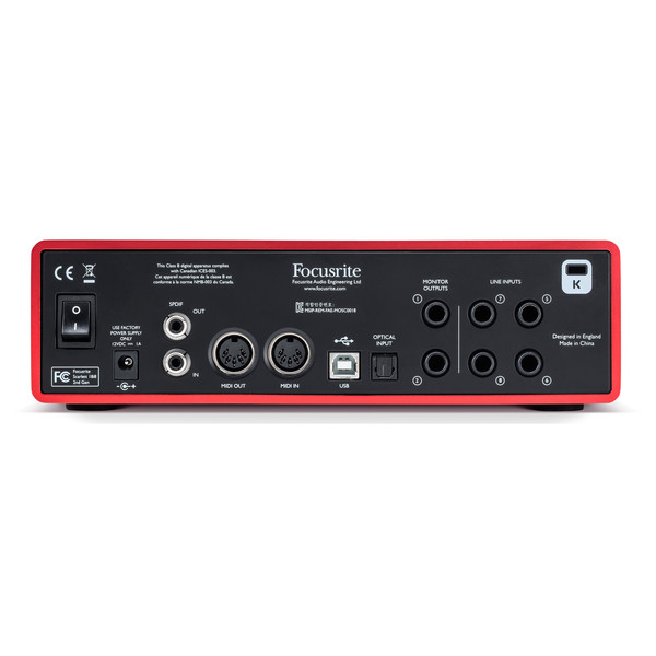 DTM・DAW Focusrite Scarlett Solo 2nd Focusrite Scarlett Solo 2nd Gen USB Audio Interface | Reverb