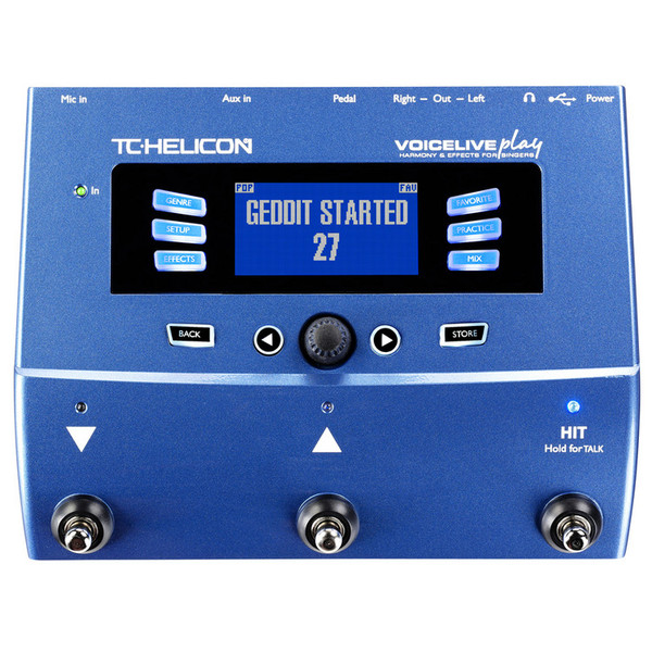 TC Helicon VoiceLive Play Vocal Effects Pedal - Box Opened at