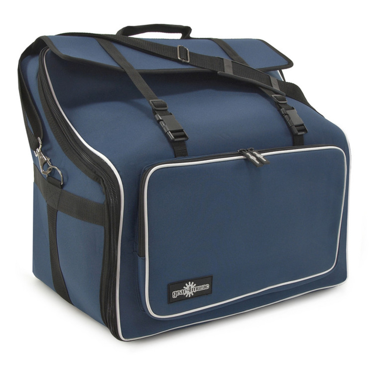 Custodia Per Fisarmonica 48 Bassi - In Ecopelle Con Interno In Pile, Chiusura A Chiave - Foto 4