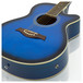 0Single Cutaway Electro Acoustic Guitar by Gear4music, Blue