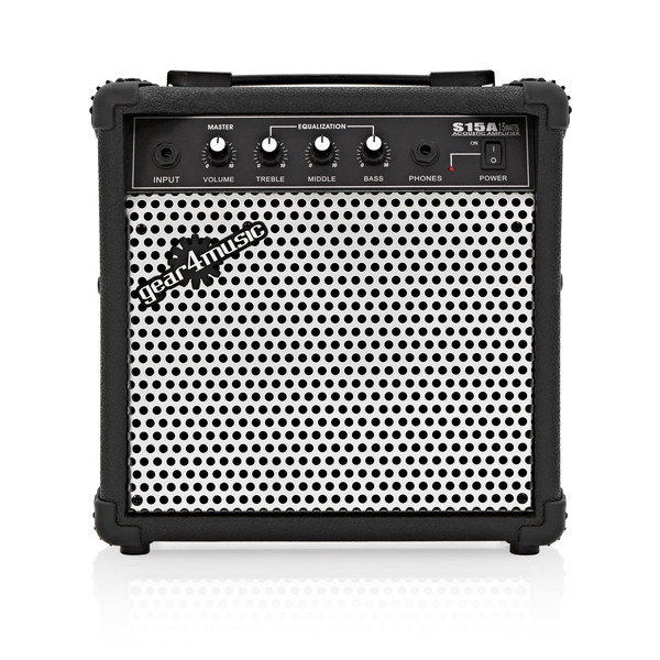 15W Acoustic Guitar Amp by Gear4music