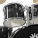 GD-7 Fusion Drum Kit by Gear4music, Black Sparkle