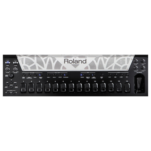Roland FR-8x V-Accordion, Button-Type, Black