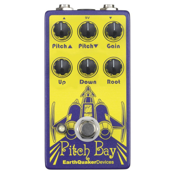 EarthQuaker Devices Pitch Bay Polyphonic Harmonizer Top Panel
