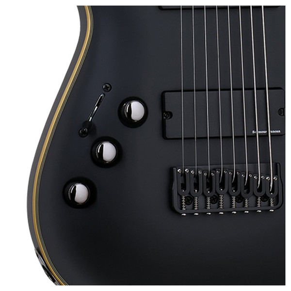 Schecter Blackjack ATX C-8 Electric Guitar, Black