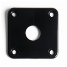 Allparts Jackplate for electric guitar, Black