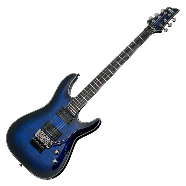 Schecter Blackjack SLS C-1 FR P Electric Guitar, See-Thru Blue Burst