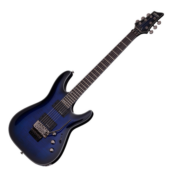 Schecter Blackjack SLS C-1 FR A Electric Guitar, See-Thru Blue Burst