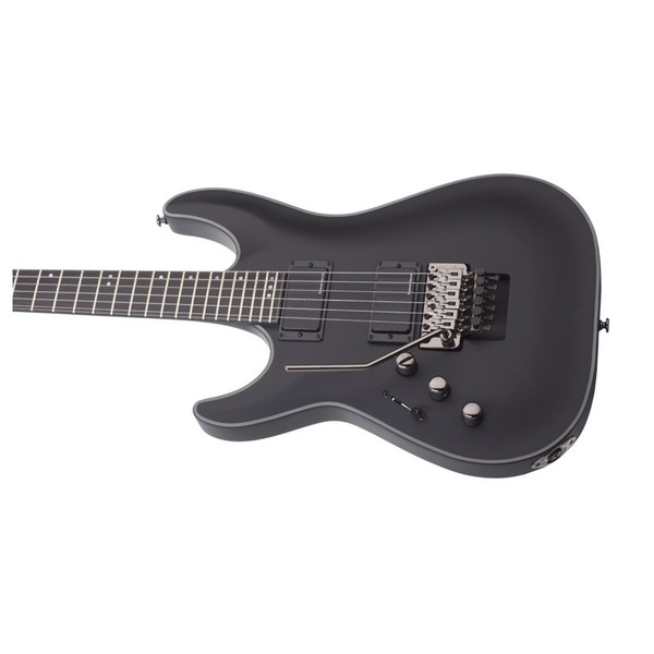 Schecter Blackjack SLS C-1 FR A Left Handed Guitar, Satin Black