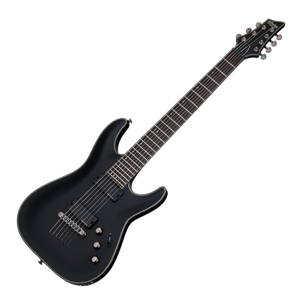 Schecter Blackjack SLS C-7 A Electric Guitar, Satin Black