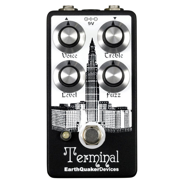 EarthQuaker Devices Terminal Destructive Fuzz Device Top Panel