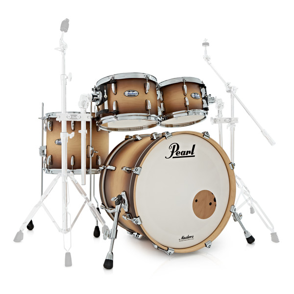 Pearl Masters Custom Complete 22" Shell Pack, Satin Natural Burst