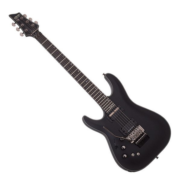 Schecter Blackjack SLS C-1 FR S Left Handed Guitar, Satin Black