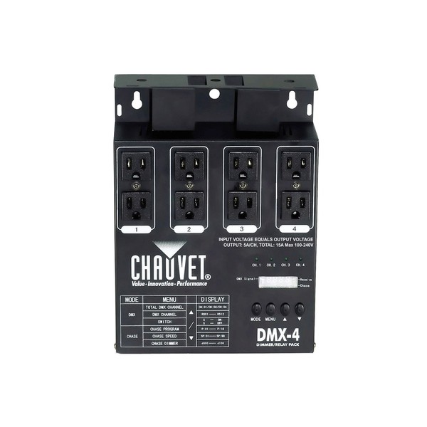 Chauvet DMX-4 Dimmer and Switch Pack