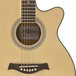 Single Cutaway Electro Acoustic Guitar, by Gear4music