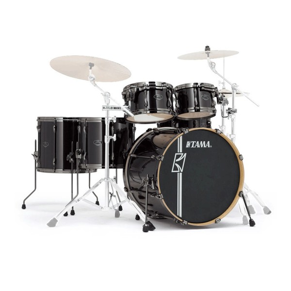 Tama Superstar Hyperdrive Maple 6 Pc Drum Kit, Brushed Charcoal Black