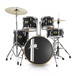 WHD Birch 5-Piece Swing Drum Kit + WHD Cymbal Pack, Black