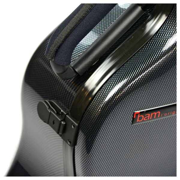 BAM 8003XL Hightech Acoustic Guitar Case, Black Carbon Look