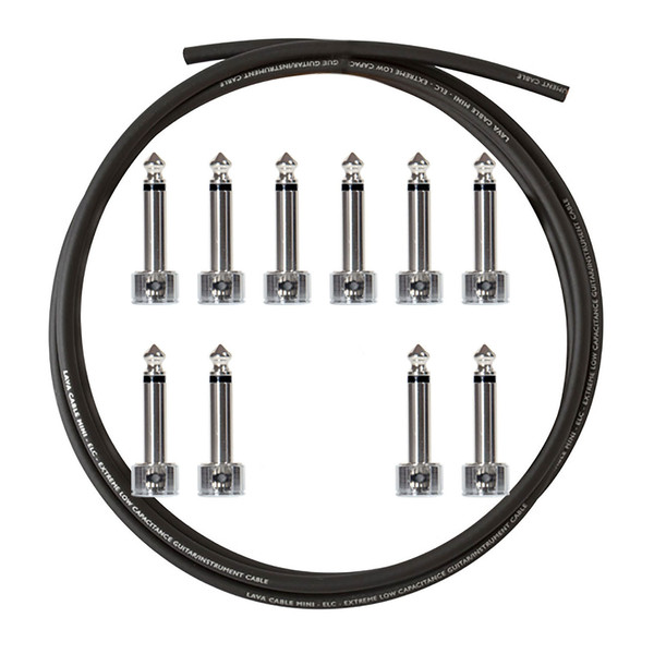 Lava Cable Piston Solder Free Pedalboard Kit, Black Main Image