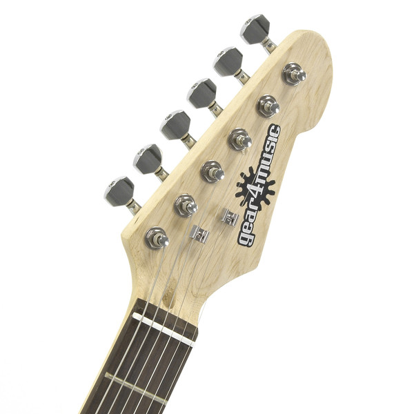3/4 LA Electric Guitar by Gear4music, Black